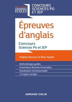 Image de Epreuves d'anglais - Concours Sciences Po et IEP - 2e éd.