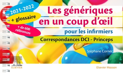 Picture of Les génériques en un coup d'oeil pour les infirmiers 2021-2022
