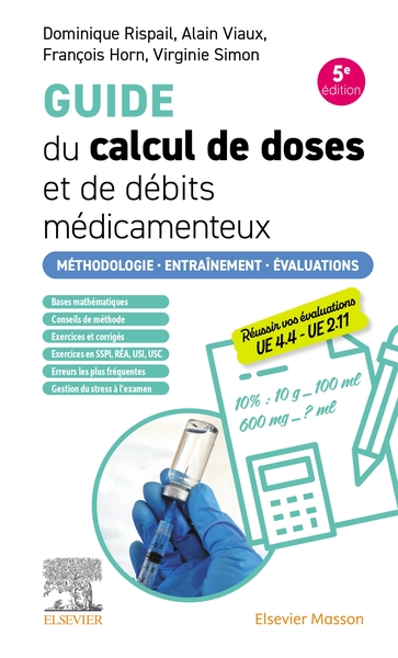 Picture of Guide du calcul de doses et de débits médicamenteux