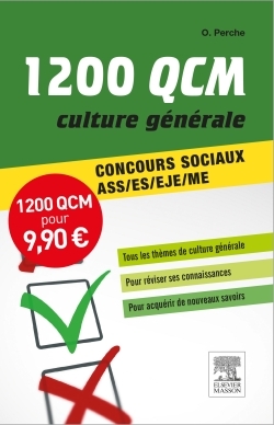 Picture of 1 200 QCM Culture générale Concours sociaux