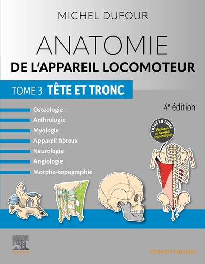 Picture of Anatomie de l'appareil locomoteur - Tome 3. Tête et tronc