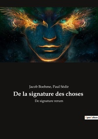 Image de De la signature des choses