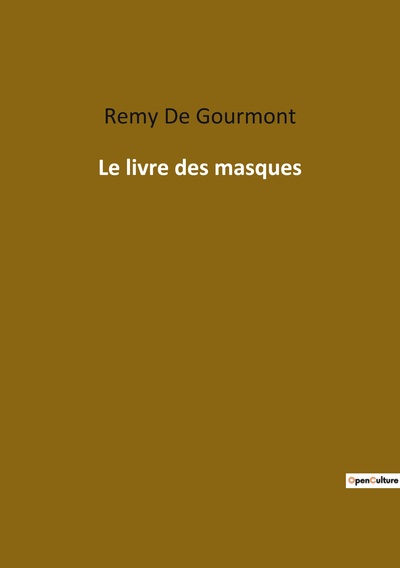 Picture of Le livre des masques
