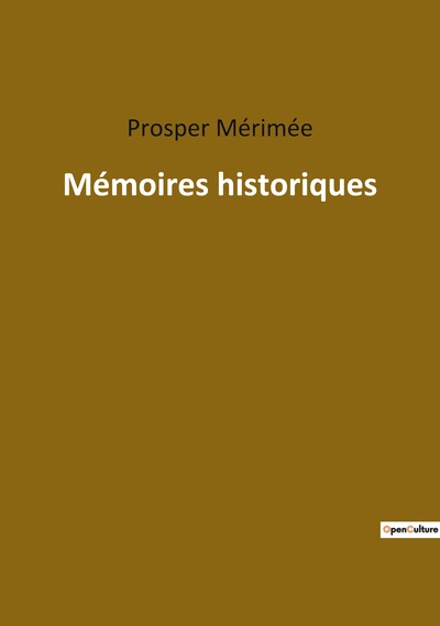 Image de Mémoires historiques