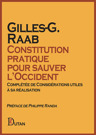 Image de Constitution pratique pour sauver l’Occident