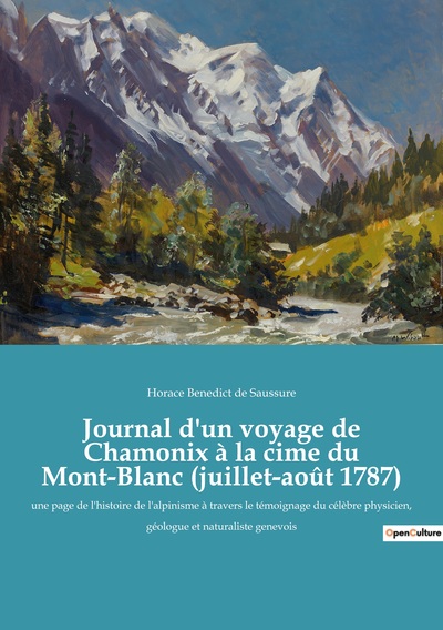 Picture of Journal d'un voyage de Chamonix à la cime du Mont-Blanc (juillet-août 1787)