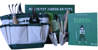 Image de Coffret Mon petit jardin en pot livre + kit de jardinage