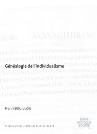 Image de GENEALOGIE DE L'INDIVIDUALISME