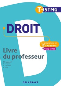Picture of Droit Tle STMG (2020) - Pochette - Livre du professeur