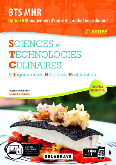 Picture of Sciences et Technologies Culinaires (STC) 2e année BTS MHR (2020) - Pochette élève