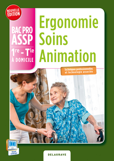 Picture of Ergonomie Soins Animation 1re, Tle Bac Pro ASSP (2015) - Pochette élève