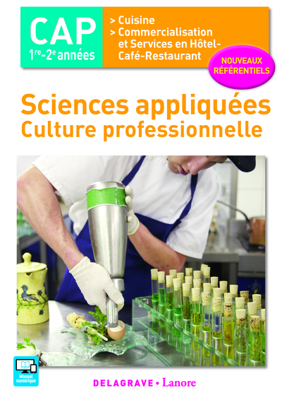 Picture of Sciences appliquées - Culture professionnelle CAP Cuisine et CSHCR (2017) - Pochette élève