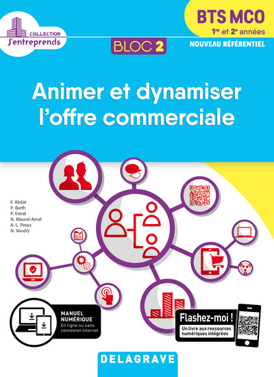 Picture of Bloc 2 - Animer et dynamiser l'offre commerciale 1re et 2e années BTS MCO (2019) - Pochette élève