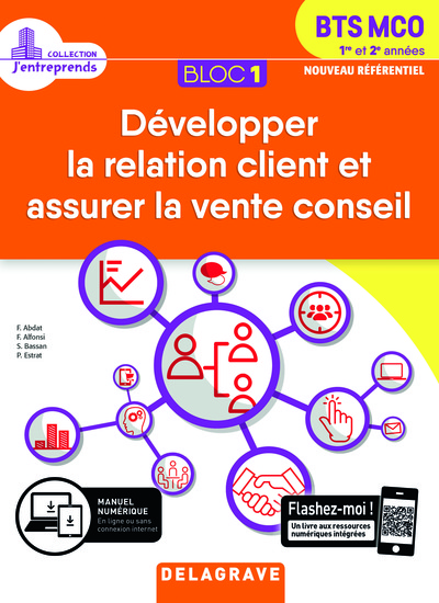 Picture of Bloc 1 - Développer la relation client et vente conseil 1re et 2e années BTS MCO (2019) - Pochette élève