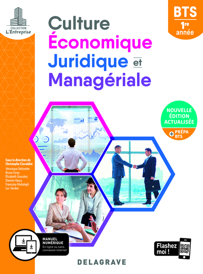 Picture of Culture économique, juridique et managériale (CEJM) 1re année BTS (2020) - Pochette élève