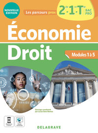 Picture of Les Parcours Pros - Économie-Droit 2de, 1re, Tle Bac Pro (2022) - Pochette élève