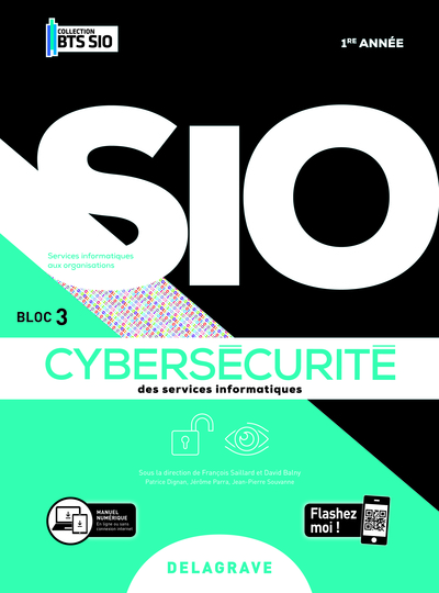 Picture of Cybersécurité des services informatiques 1re année BTS Services Informatiques aux Organisations (SIO) (2020) - Pochette élève
