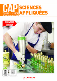 Picture of Sciences appliquées 1re et 2e années CAP Cuisine, CSHCR et Métiers de l’alimentation (2021) - Pochette élève
