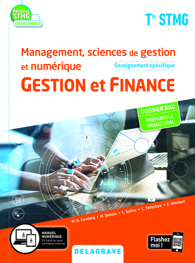 Picture of Management, Sciences de gestion et numérique - Gestion et Finance enseignement spécifique Tle STMG (2020) - Pochette élève