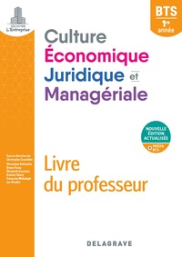 Picture of Culture économique, juridique et managériale (CEJM) 1re année BTS (2020) - Pochette - Livre du professeur