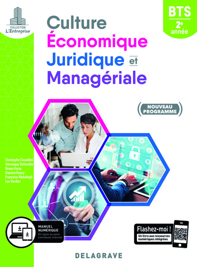 Picture of Culture économique, juridique et managériale (CEJM) 2e année BTS SAM, GPME, NDRC (2019) - Pochette élève