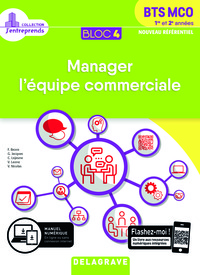 Picture of Bloc 4 - Manager l'équipe commerciale 1re et 2e années BTS MCO (2019) - Pochette élève