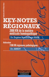 Image de Key-notes régionaux - 2000 KN de la matière médicale homéopathique