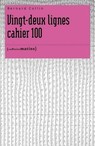 Picture of Vingt-deux lignes. Cahier 100