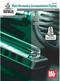 Picture of DAVID BARRETT: BLUES HARMONICA ACCOMPANIMENT PLAYING (BOOK/ONLINE AUDIO) +TELECHARGEMENT