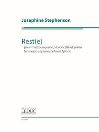 Picture of JOSEPHINE STEPHENSON : REST(E) - RECUEIL AVEC PARTIES SEPAREES CHANT VIOLONCELLE PIANO
