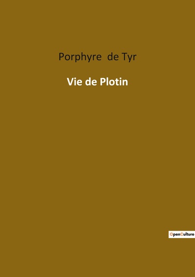 Picture of Vie de Plotin