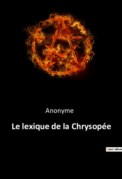 Picture of Le lexique de la Chrysopée