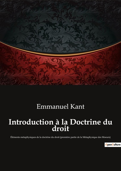 Picture of Introduction à la Doctrine du droit