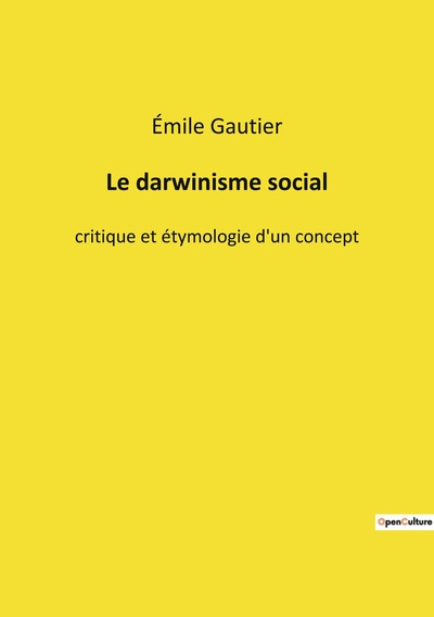 Picture of Le darwinisme social