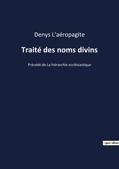 Image de Traité des noms divins