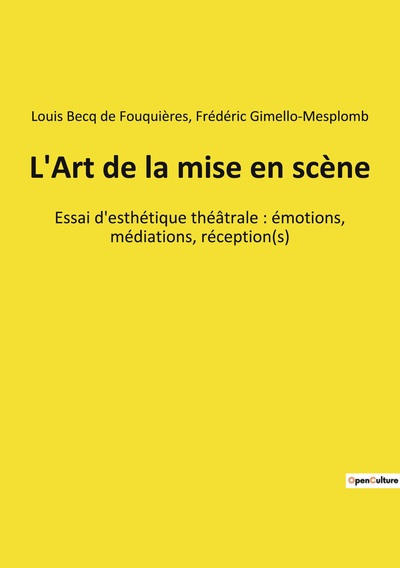 Picture of L'Art de la mise en scène