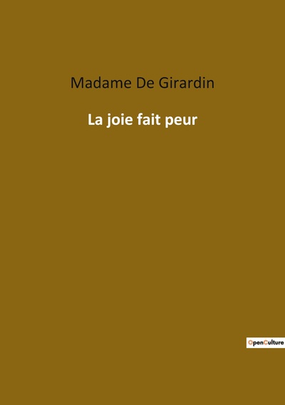 Picture of La joie fait peur