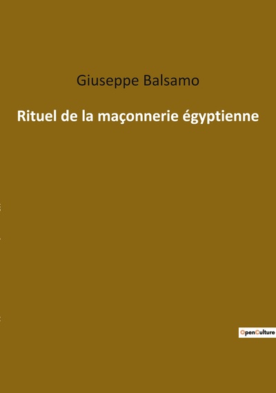 Image de Rituel de la maçonnerie égyptienne