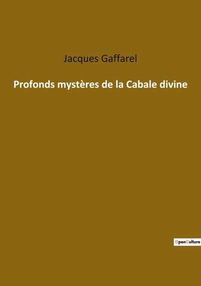 Picture of Profonds mystères de la Cabale divine