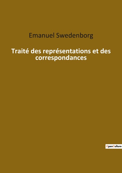 Image de Traité des représentations et des correspondances