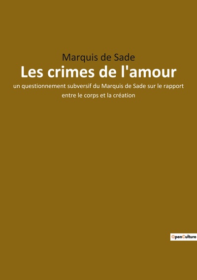 Picture of Les crimes de l'amour