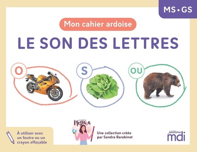 Image de La classe de Moscaia - Mon cahier ardoise - Apprendre le son des lettres