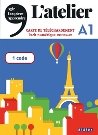 Image de L'atelier niv .A1 (éd.2019) - Carte de téléchargement - Pack Numérique Enseignant