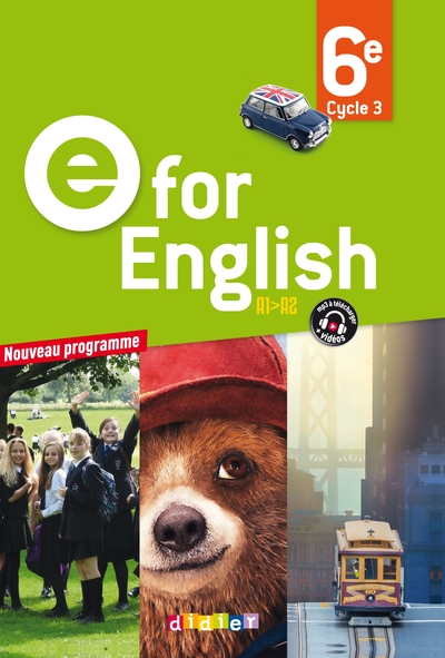 Picture of E for English 6e - Anglais Ed.2016 - Livre de l'élève