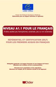 Image de Les référentiels - Niveau A1.1 -  Pour le français -  DILF - Livre