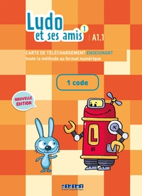 Image de Ludo et ses amis 1 niv.A1.1 (éd.2015) - Livre numérique interactifs - Carte de téléchargement 1 code