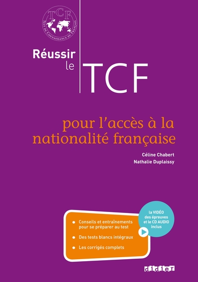 Picture of Réussir le TCF pour l'acces à la nationalité française (ANF) - Livre + CD + DVD
