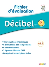 Image de Décibel 3 - Niv. A2.2 - Fichier d'évaluation + CD