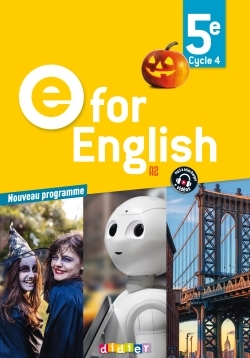 Picture of E for English 5e - Anglais Ed.2017 -Livre de l'élève