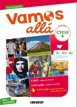 Picture of Vamos allá Cycle 4 LV2 Espagnol Ed.2017 - Coffret classe 3 CD audio + 3 CD MP3 + 3 DVD